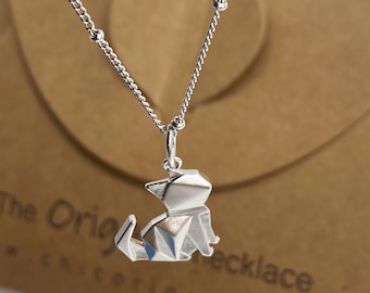 Kittie Koko origami necklace from Chic Origami