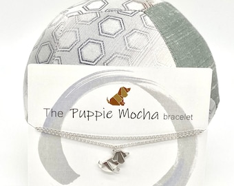 Puppie Mocha origami bracelet from Chic Origami
