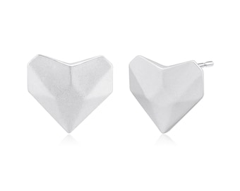 Heart origami earrings from Chic Origami