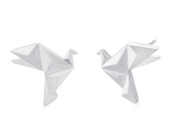 Dove origami earrings from Chic Origami
