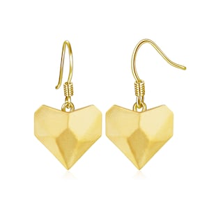 Simple Heart origami earrings from Chic Origami image 1