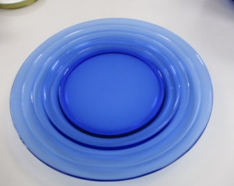 Cobalt Blue 9" Modern tone Dinner plate