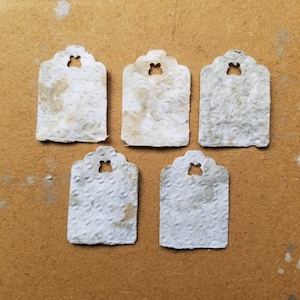 Recycled Handmade Gift Tags, Price Tags - &quot;Piebald Butterfly&quot; - 2.3x1.5 inches