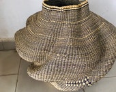 Bolga Basket, Flower Pot Basket, Basabasa Pot Basket