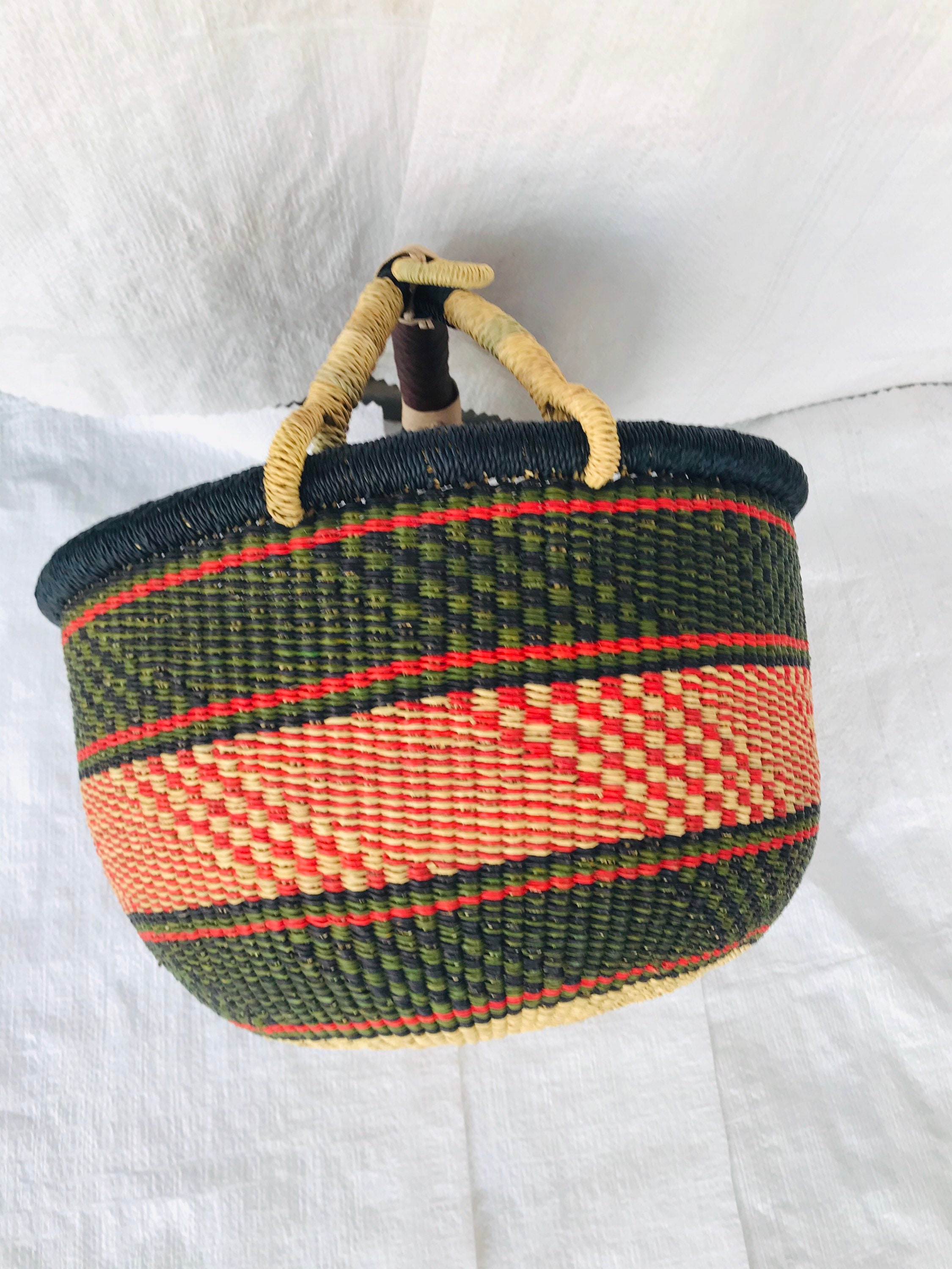 Bolga Basket Large Basket Etsy