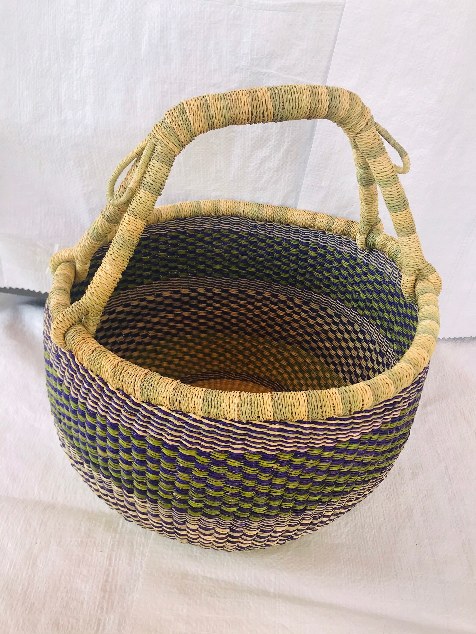 Bolga Basket Large Basket Etsy