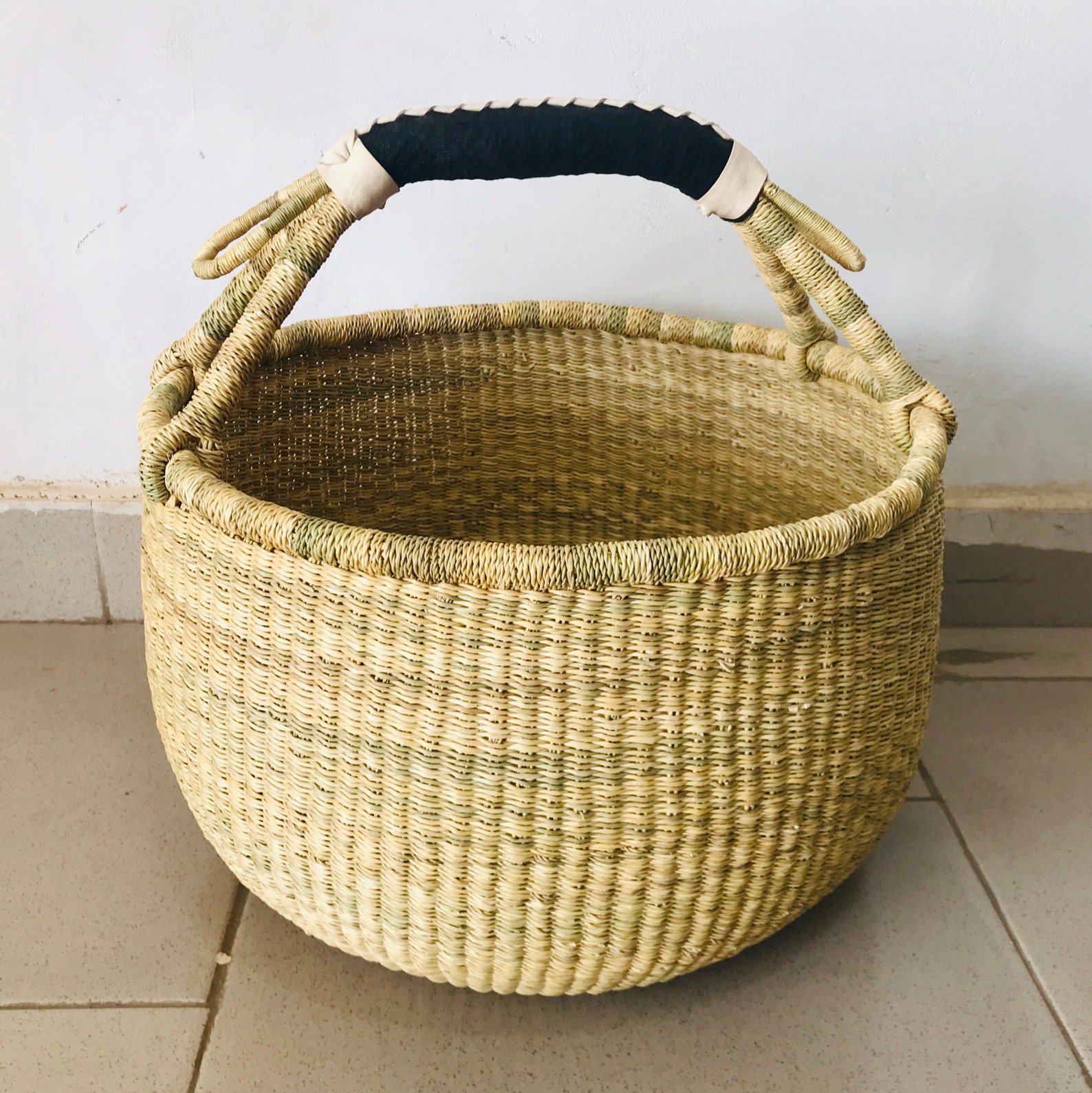 Bolga Basket Large Basket Etsy