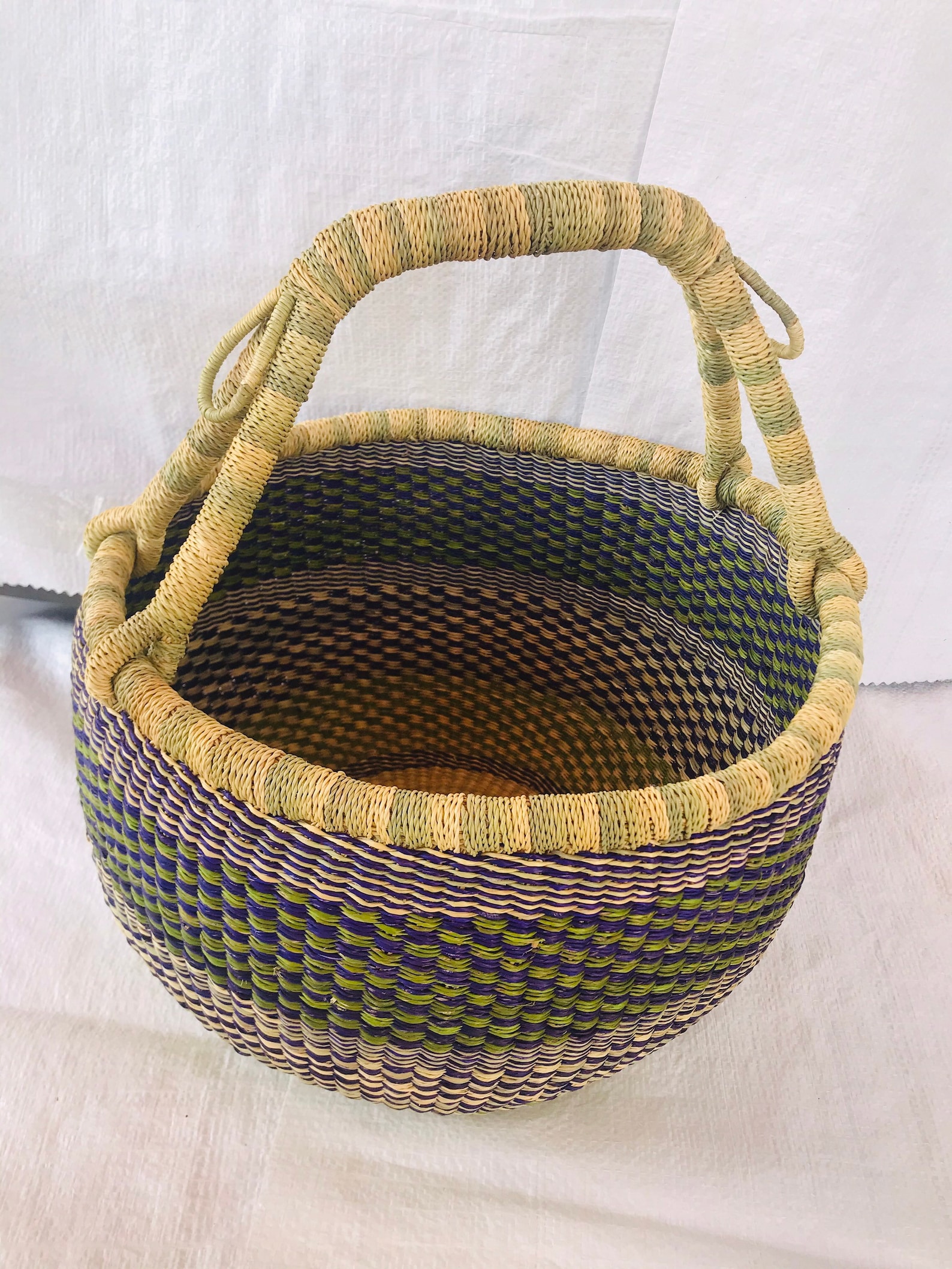 Bolga Basket Large Basket Etsy