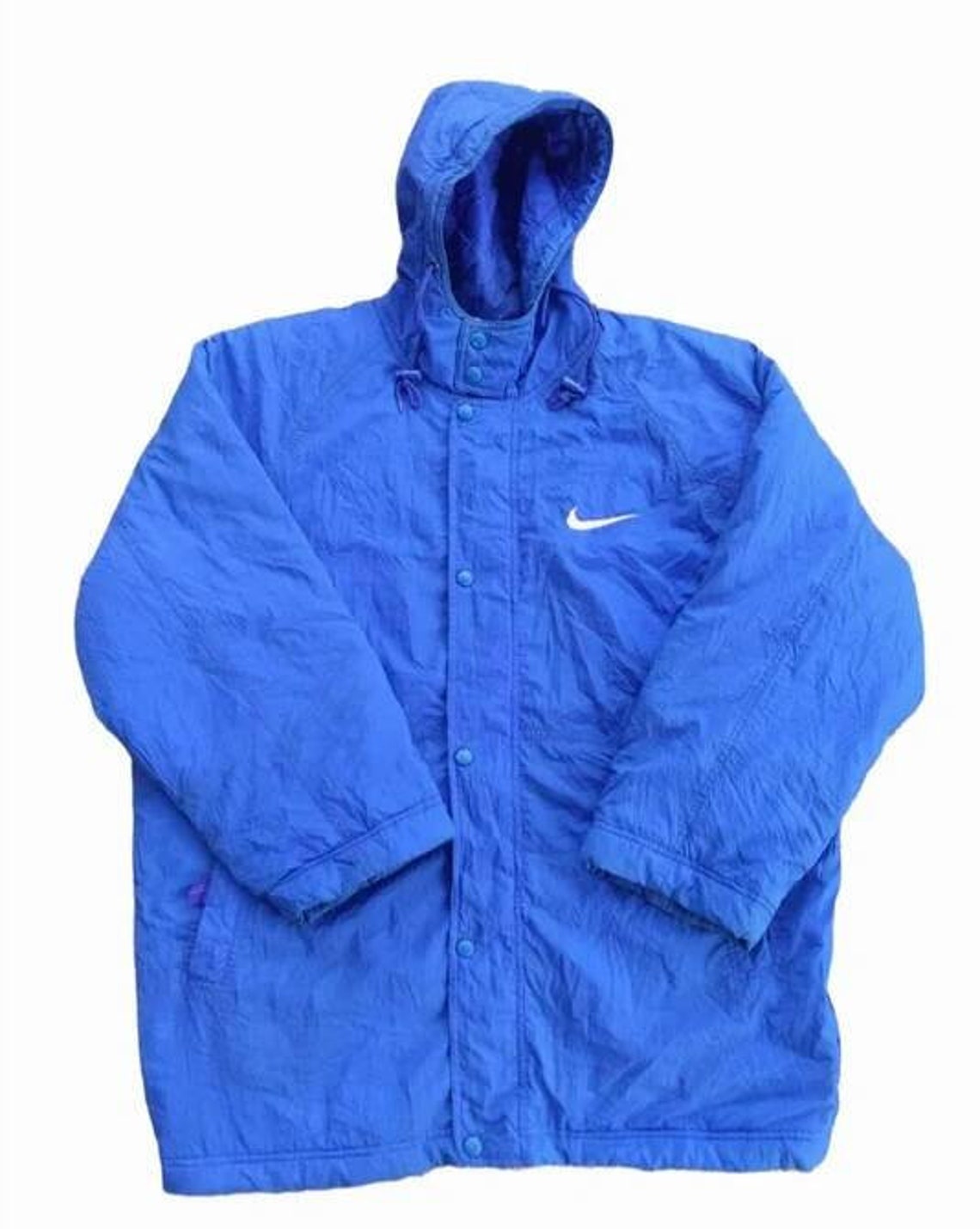 Vintage Nike Swoosh 90s Long Jacket Parka Biglogo Men Clothing Outwear ...