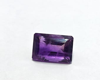 Piedra preciosa suelta de amatista natural, forma octogonal, tamaño 29,8 × 20 × 16,3 quilates, 70,30 piezas, 1 piedra para hacer joyas