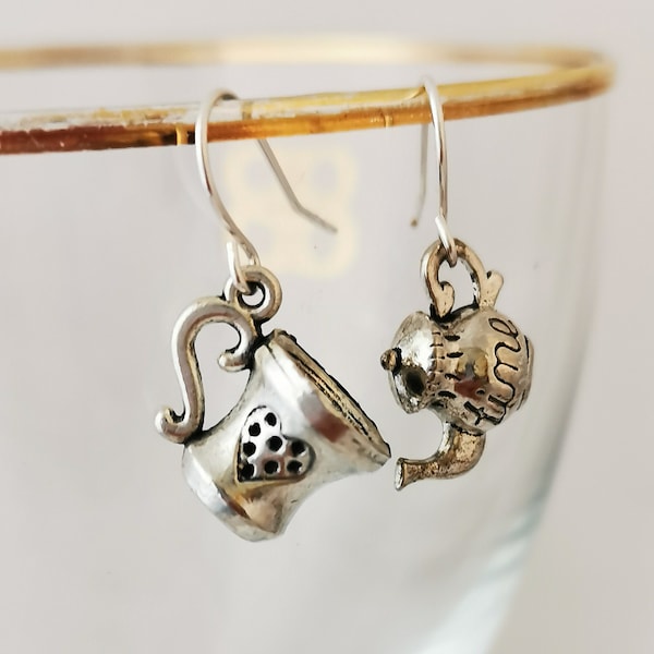 Quirky teapot and cup earrings