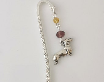 Sausage dog bookmark