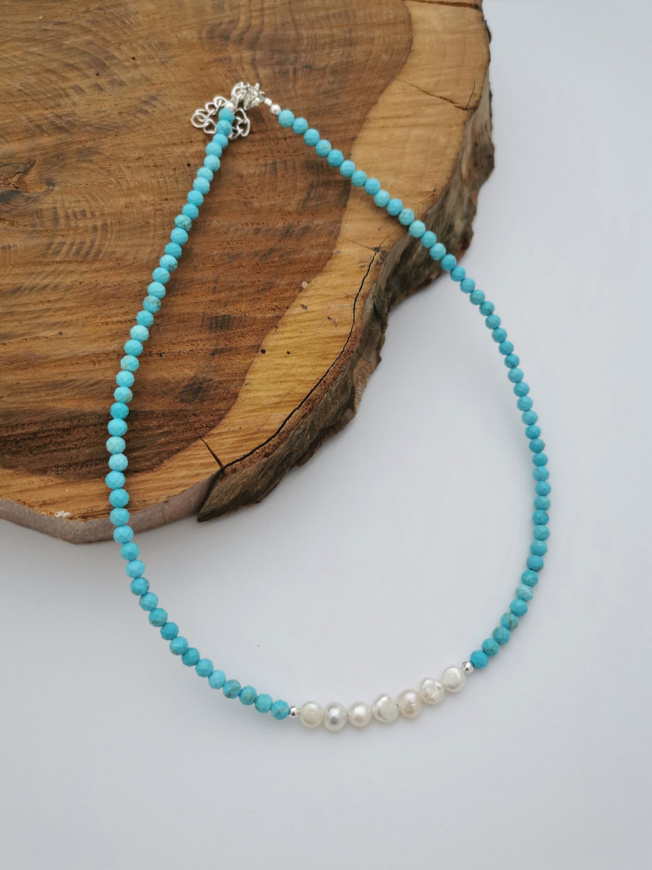 Turquoise and deals pearl jewelry