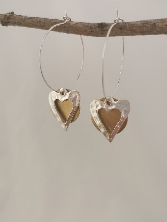 Hoop 2024 earrings etsy