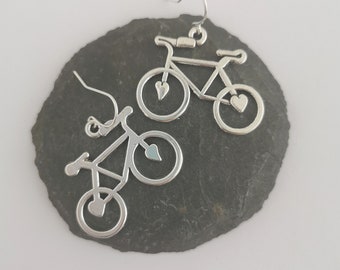 Bicycle earrings