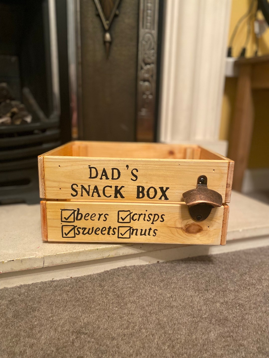 Fathers Day, Gift for Dad, Dads Snack Box, Fathers Day Gift Idea