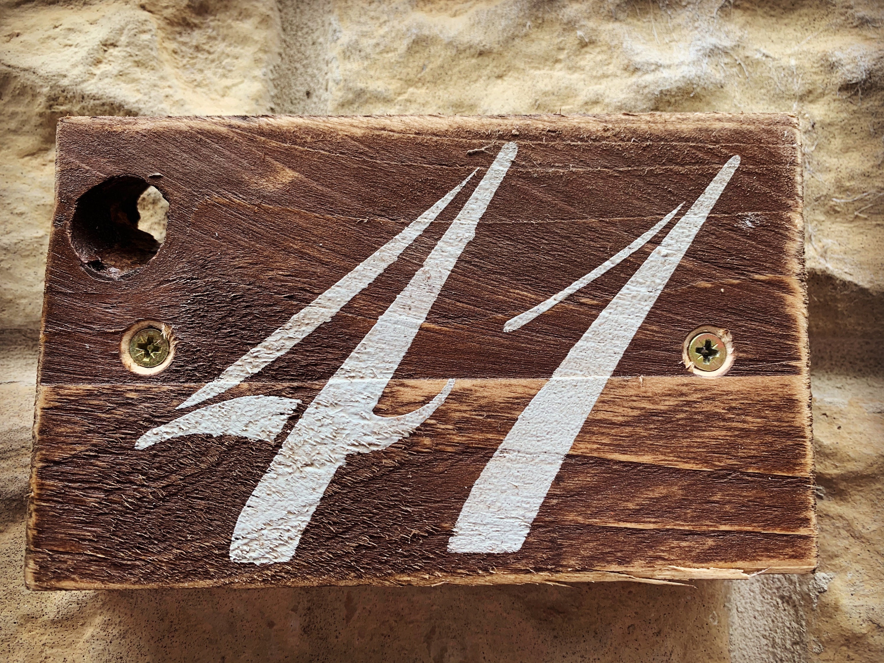 Rustic Door Numbers Wooden Door Number, Rustic, Front Door, Cottage Style, Door Decor ...