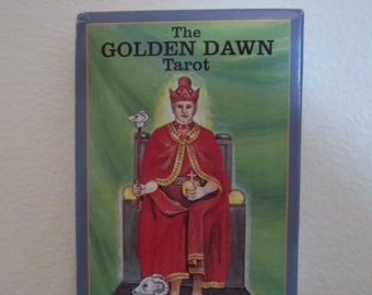 La baraja de Tarot de la Aurora Dorada con folleto de instrucciones - Nueva - por Robert Wang y el Dr. Israeli Regardie