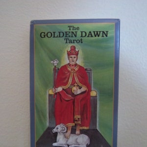 The Golden Dawn Tarot Deck w/ Instruction Booklet - New - by Robert Wang & Dr. Israeli Regardie