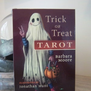 Trick or Treat Tarot Deck & Book Boxed Kit w/ 216 Page Guidebook - Sealed / New - Halloween
