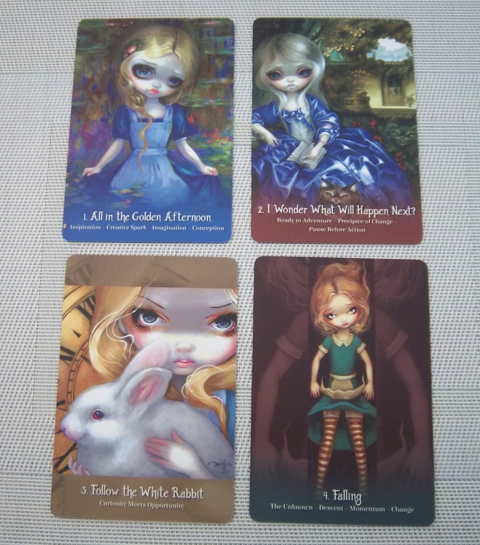 Alice The Wonderland Oracle Deck and Guidebook by Lucy | Etsy