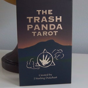 Trash Panda Tarot Deck W/ Guidebook (Raccoon) by J. Starling Dukehart -  Indie / New / Sealed / Authentic