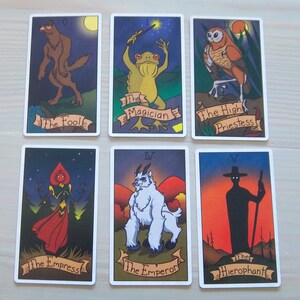 Cryptic Creatures Tarot Deck by Spencer Foster - Indie / New / Sealed ...