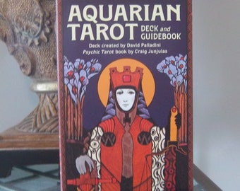 Aquarian TAROT the Fool Blue Back Cards 1970 AQ78 Palladini Art