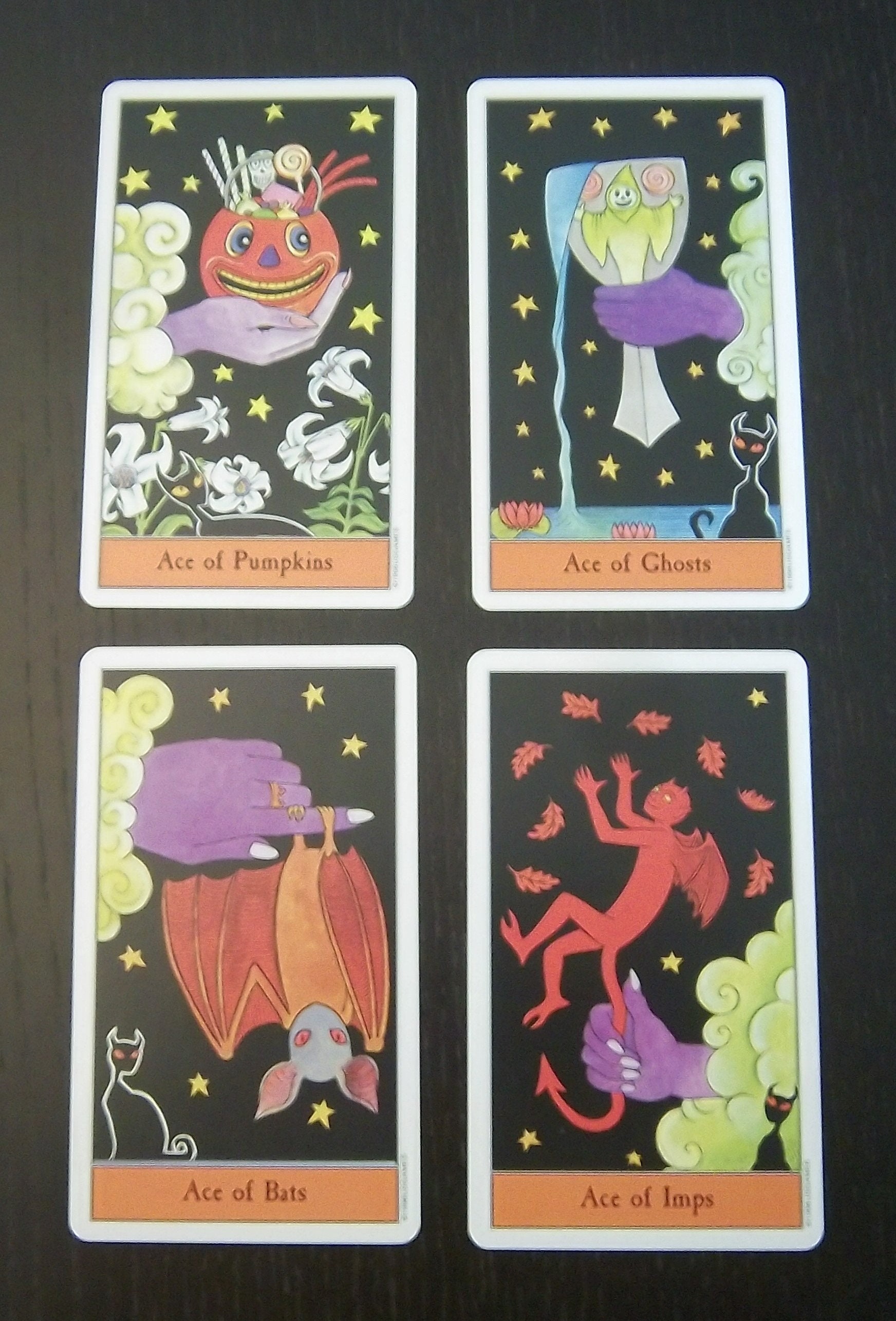 The Halloween Tarot Deck and Guidebook by Kipling West in a  Etsy