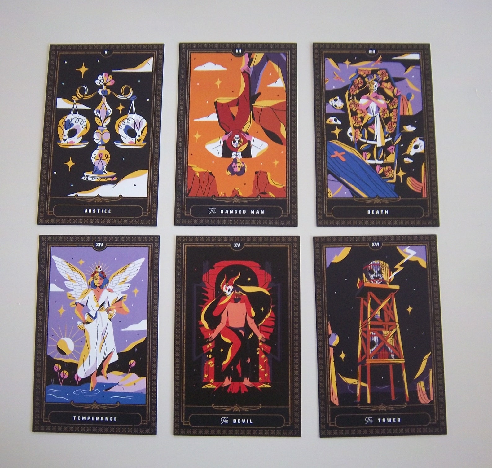 The Sugar Skull Tarot Deck W/ Guidebook by David A. Ross New - Etsy