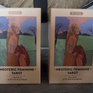 Neoteric Feminine Tarot Deck w/ Guide by Wyspell - Indie / New / Sealed - Deck Choice