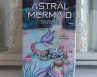 Astral Mermaid Tarot Deck w/ Guidebook by Dani'el Norman - Indie / New / Sealed