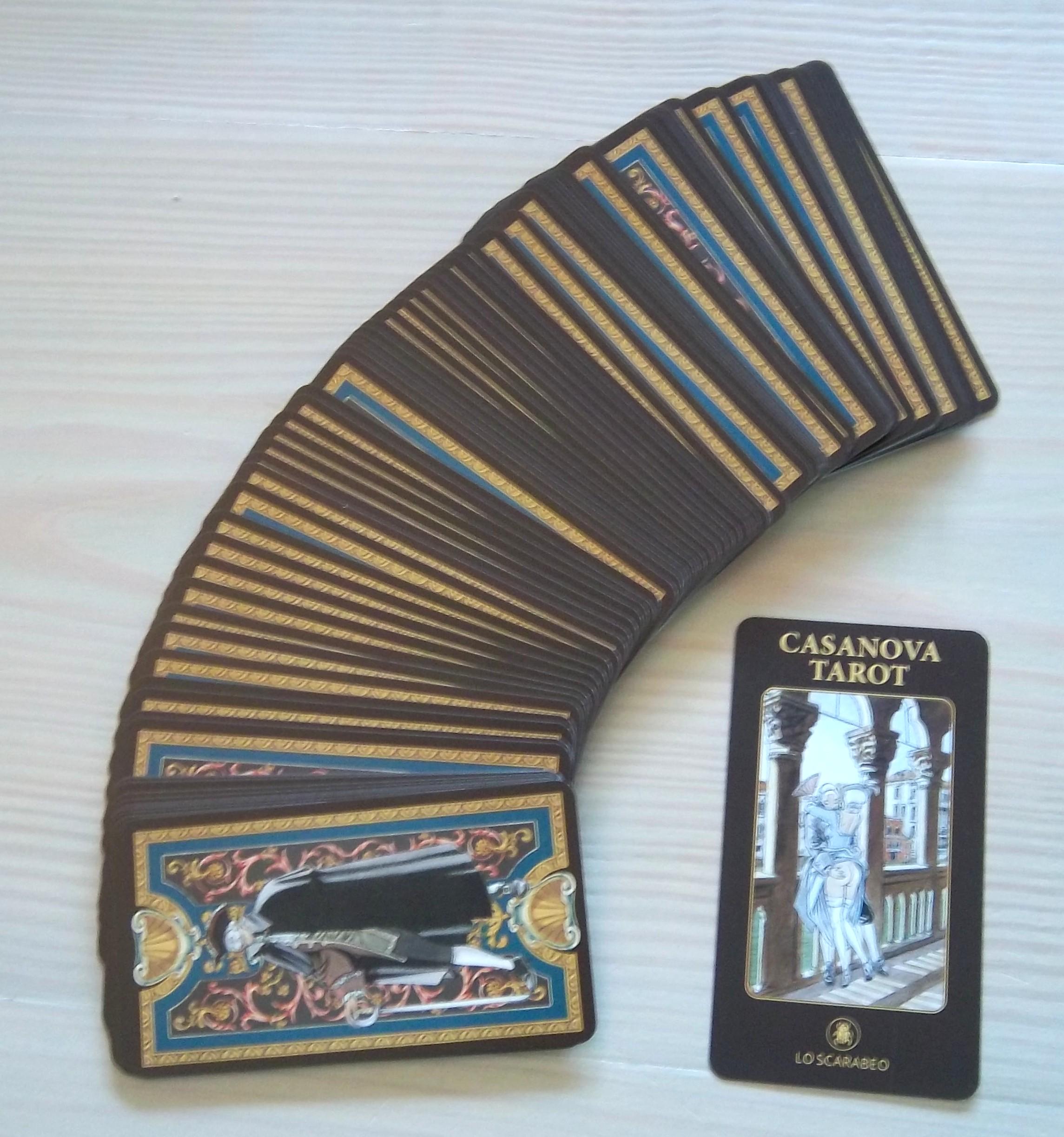 Casanova Tarot Deck W/ Instruction Booklet- Lo Scarabeo New