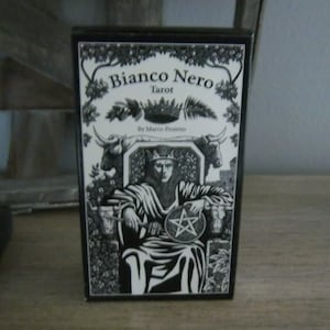 Bianco Nero [Black & White] Tarot Deck e Libretto di Marco Proietto - Nuovo / Sigillato
