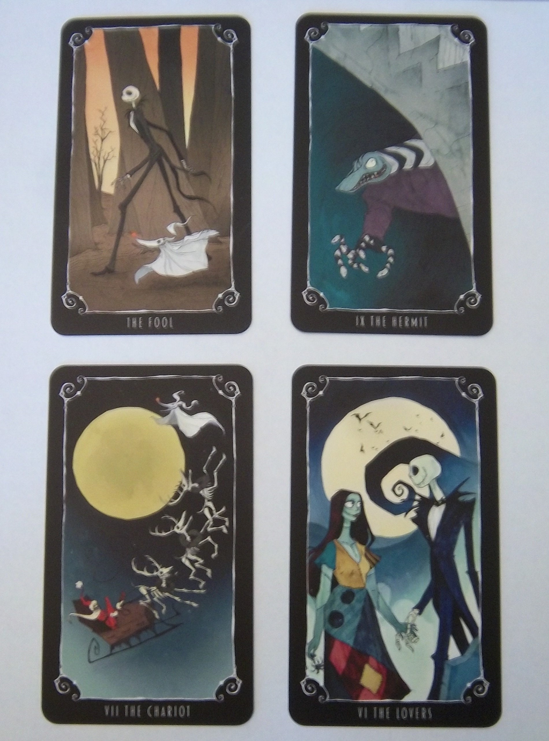 Nightmare Before Christmas Tarot Cards 