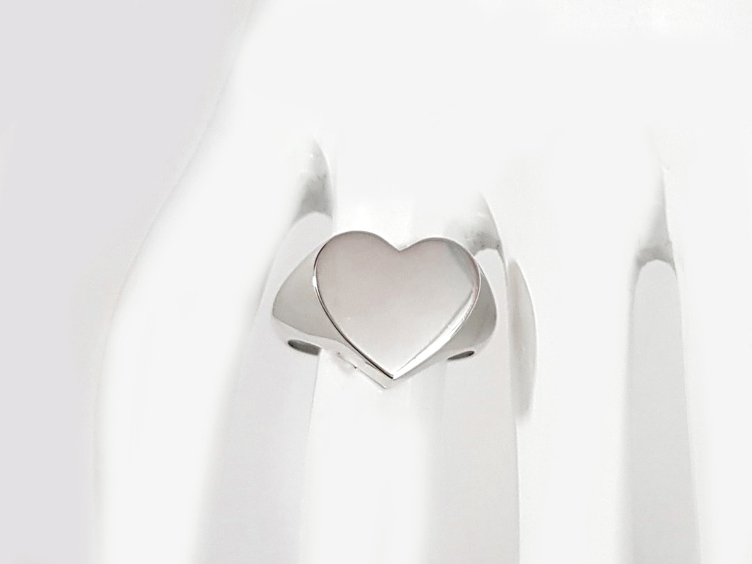 Avatar Frontiers Of Pandora Anello Promessa A Cuore In Argento Sterling .925 – Design A Fascia Con Filigrana Bali, Unisex Anello Cuore Filigrana Bali - Foto 4