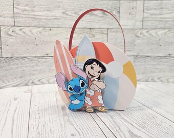 Lilo & Stitch Favor Box: Personalized Birthday Party Treat Box