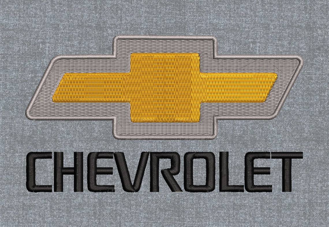 Chevrolet logo Machine embroidery design pattern 4 sizes Etsy