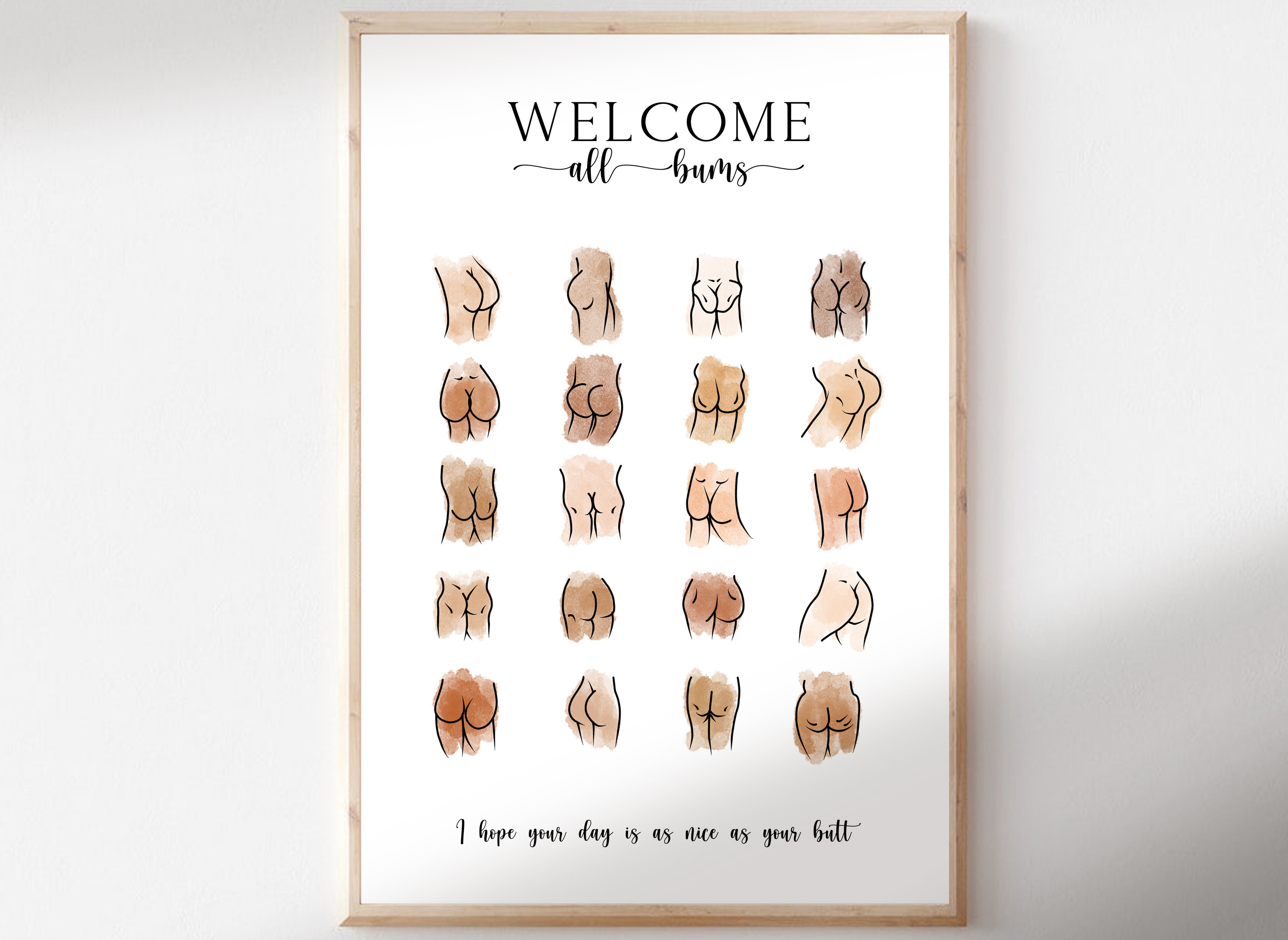 All Butts Welcome - Etsy