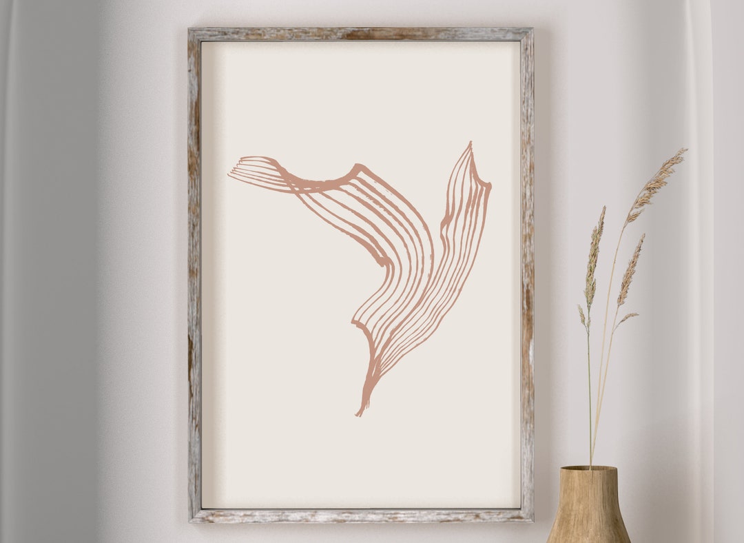 Abstract Bird Wall Art Print Colores pastel Pájaro pájaro de Etsy España