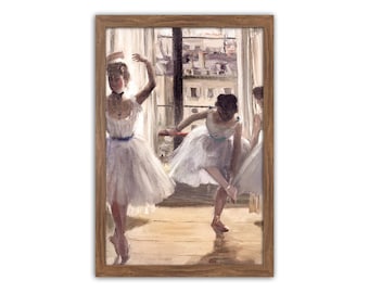 Ballerina Wall Art, Ballet Print, Vintage Ballerina, Dancer, Ballet Art Print, ballet wall decor, Ballerina Poster, Vintage Poster