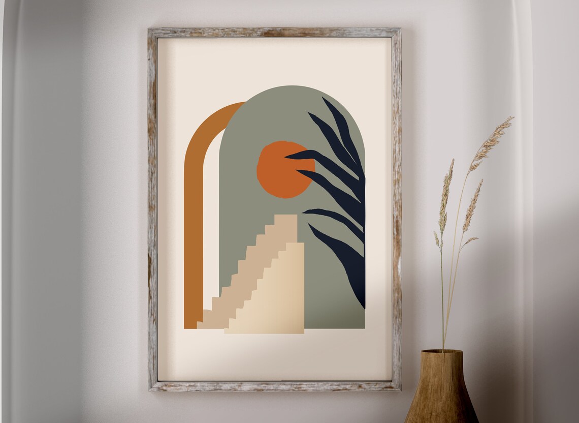 Arch Wall Decor Printable Arch Wall Art Moroccan Art Boho Etsy