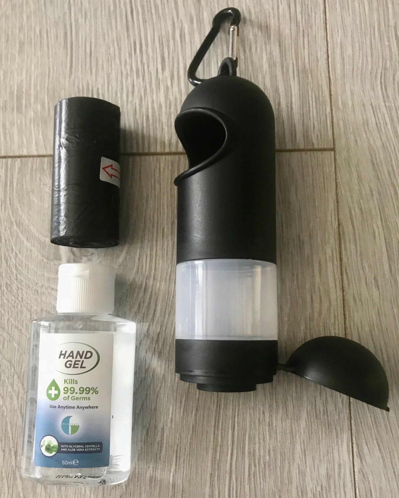 Dog Poop bag dispenser and hand sanitizer Etsy