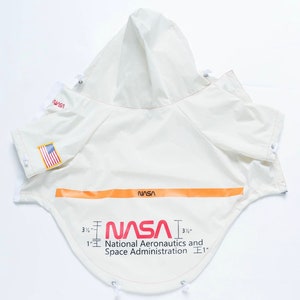 NASA Dog Rain Jacket ( Fluorescent)