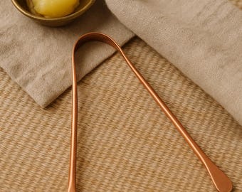Ayurvedischer Zungenschaber aus Kupfer – Oral Detox & frischer Atem