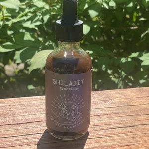 Shilajit Tincture Mineral Rich Resin in Tincture