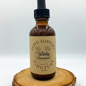Lung Support Herbal Tincture Blend for Respiratory Health