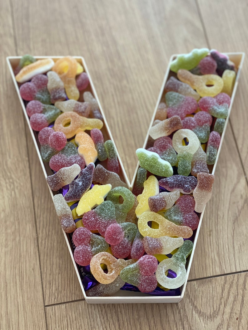 Sweet Letter Wooden Fillable Letter Etsy