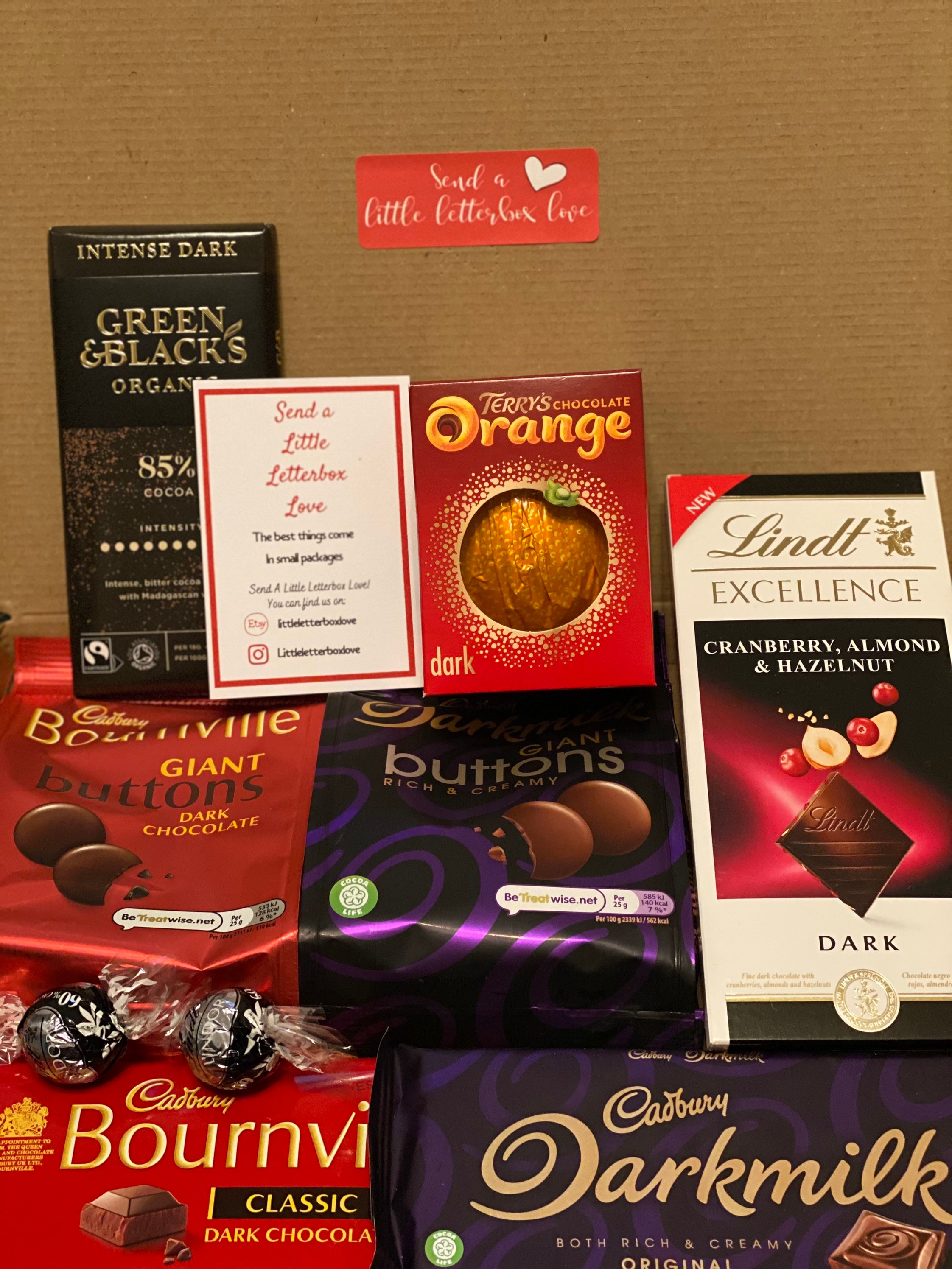 Dark Chocolate Gift Hamper Dark Chocolate Lover Birthday Etsy