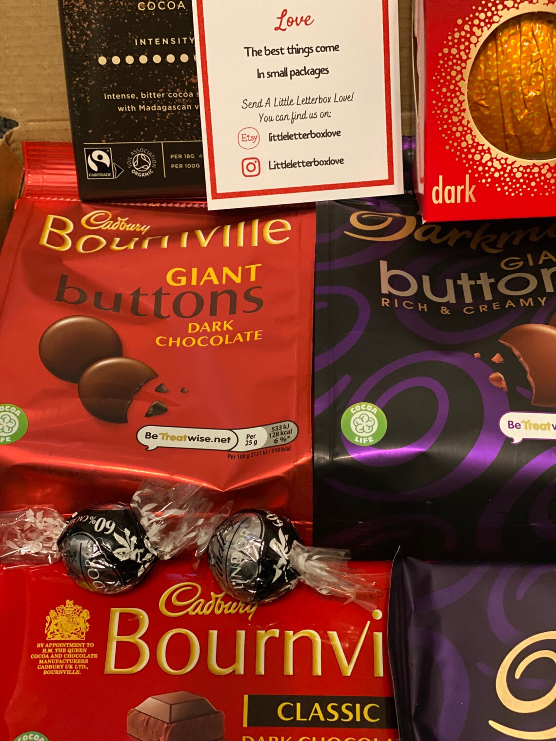 Dark Chocolate Gift Hamper Dark Chocolate Lover Birthday Etsy